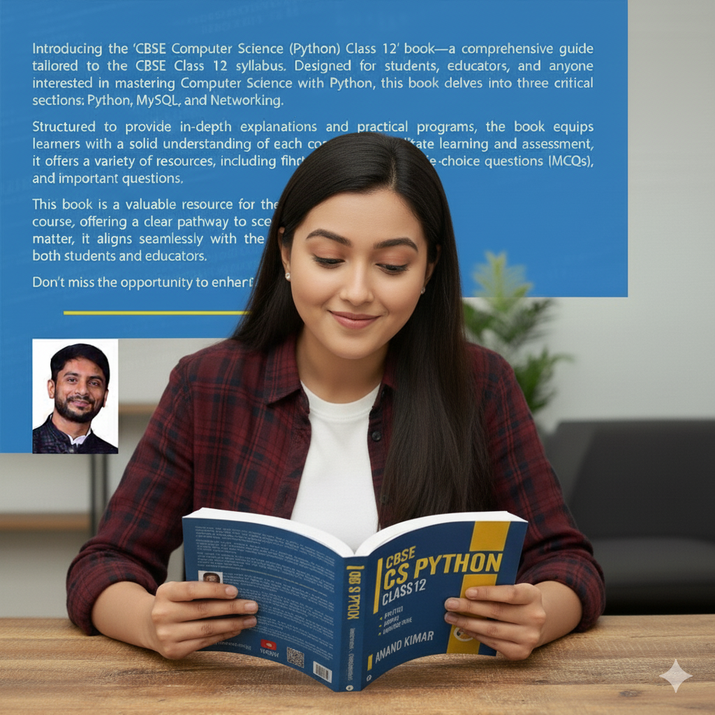 CBSE Class 12 CS Python Book by Anand Sir